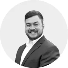 Black and white headshot of Brice Chaney