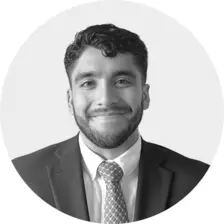 Black and white headshot of Nicholas Arroyo