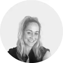 Black and white headshot of Stephanie Brucale