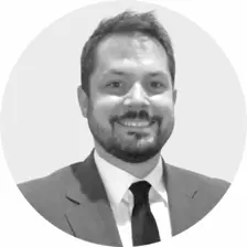 Black and white headshot of Wesley Flanagan