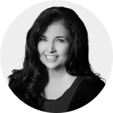 Black and white headshot of Sheri Swanson