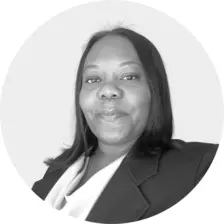 Black and white headshot of Tiffany Boyce