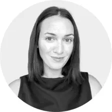 Black and white headshot of Amie Lieser