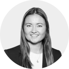 Black and white headshot of Kelly McIntyre
