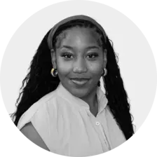 Black and white headshot of Chelsea Clark