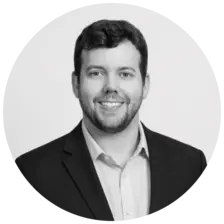 Black and white headshot of Carson Waggoner