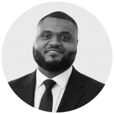 Black and white headshot of Henry White
