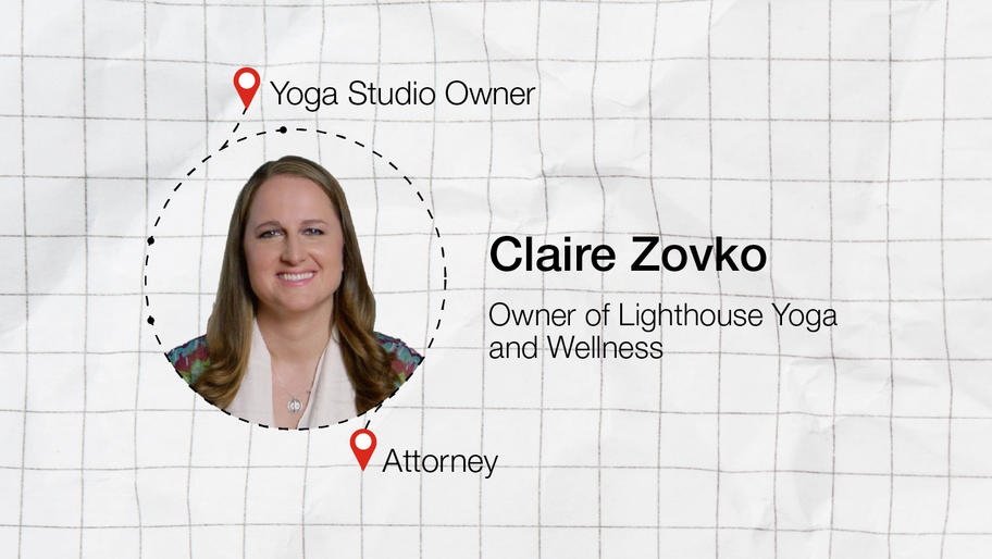 Claire Zovko, Owner of Lighthouse Yoga and Wellness