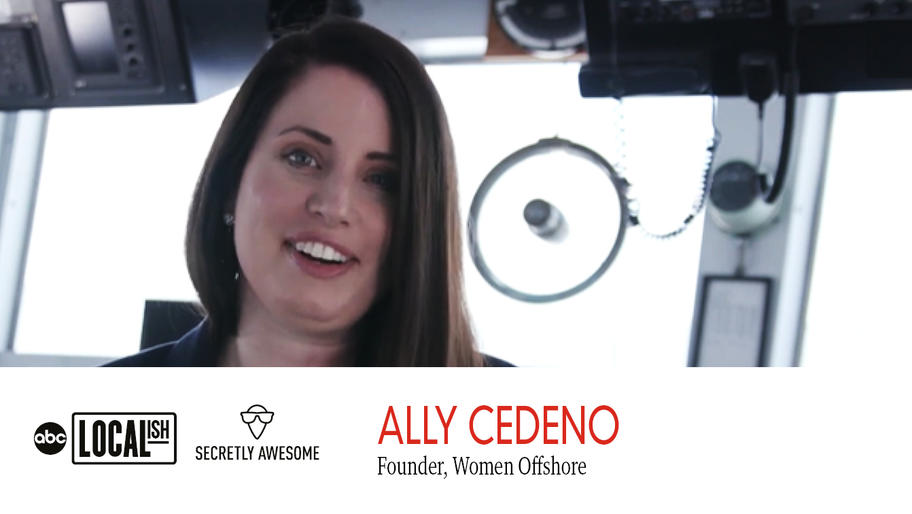 Ally Cedeno, entrepreneur and founder of Women Offshore 