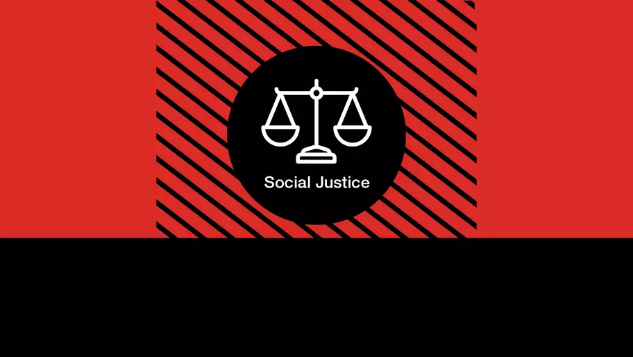 Icon of black and white scale. Social justice.