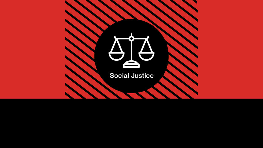 Icon of black and white scale. Social justice.