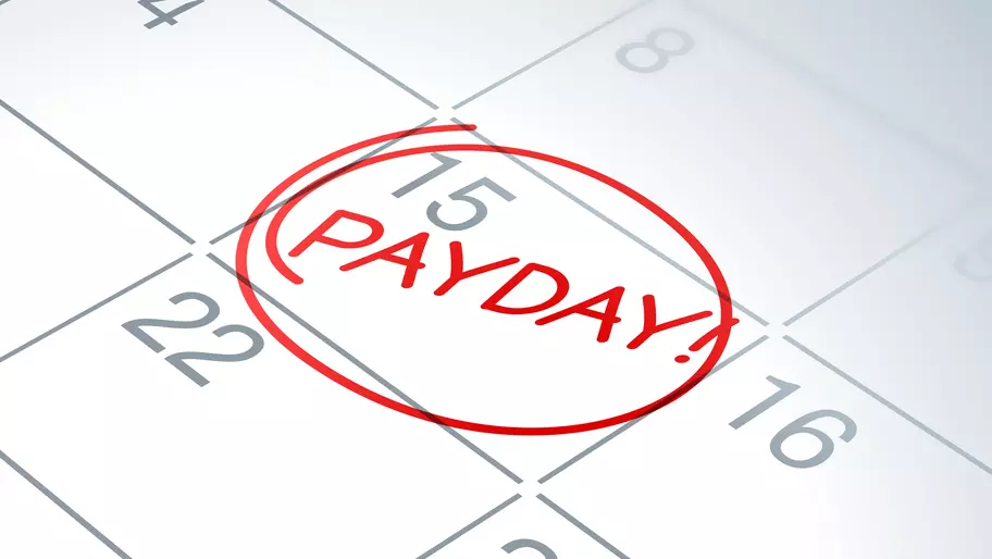 small business owner's payday calendar