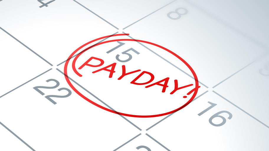 small business owner's payday calendar