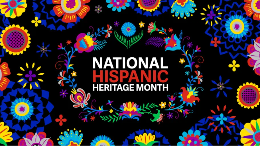 Hiscox coloful floral Hispanic Heritage Month banner
