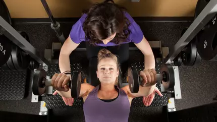 small business owner with personal training insurance from Hiscox