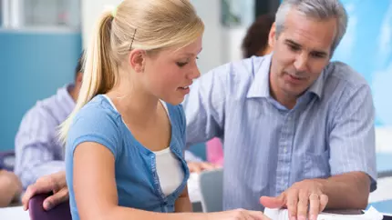 Tutor and student study
