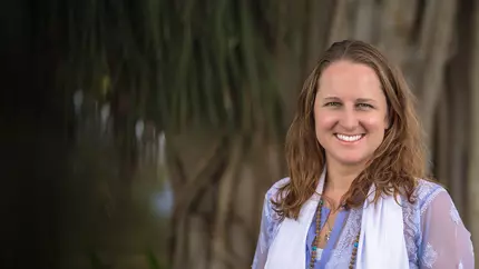 Small business owner Claire Zovko of Lighthouse Yoga and Wellness