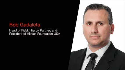 Bob Gadaleta, President of Hiscox Foundation USA