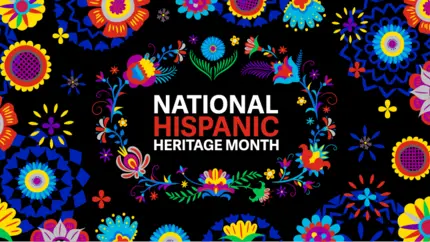 Hiscox coloful floral Hispanic Heritage Month banner
