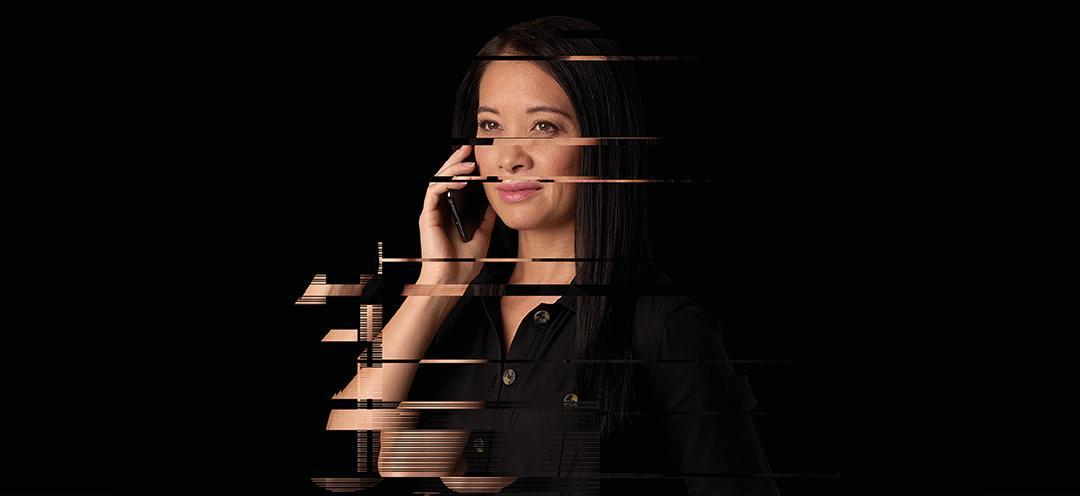 2019 Cyber Readiness Report - Woman on Phone